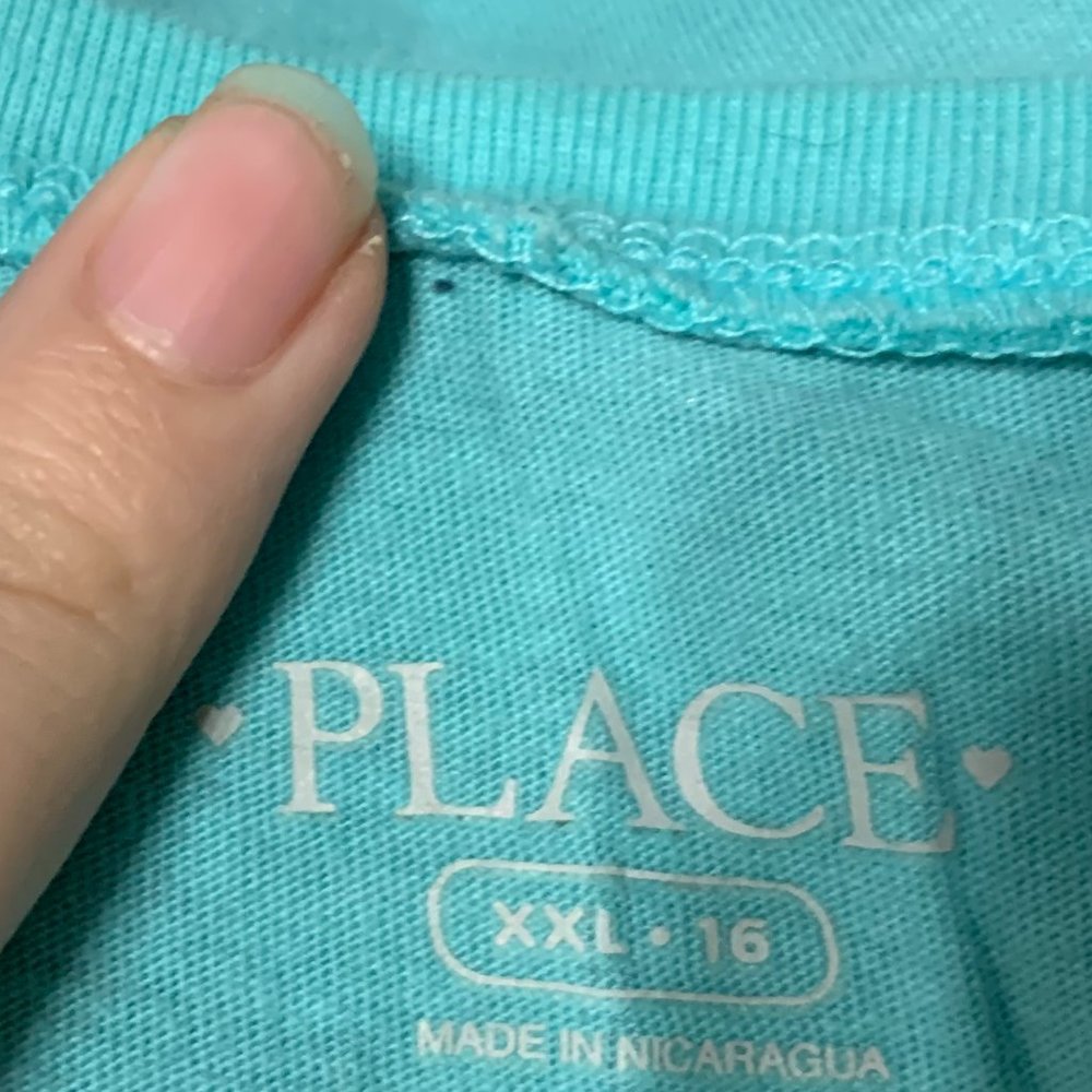 The Children's Place Green Long Sleeve T-shirt Girl's XXL (16) - Picture 2 of 6